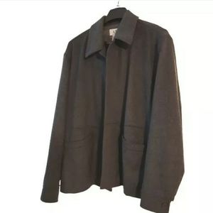 Mens Gray Pea Coat Size XL